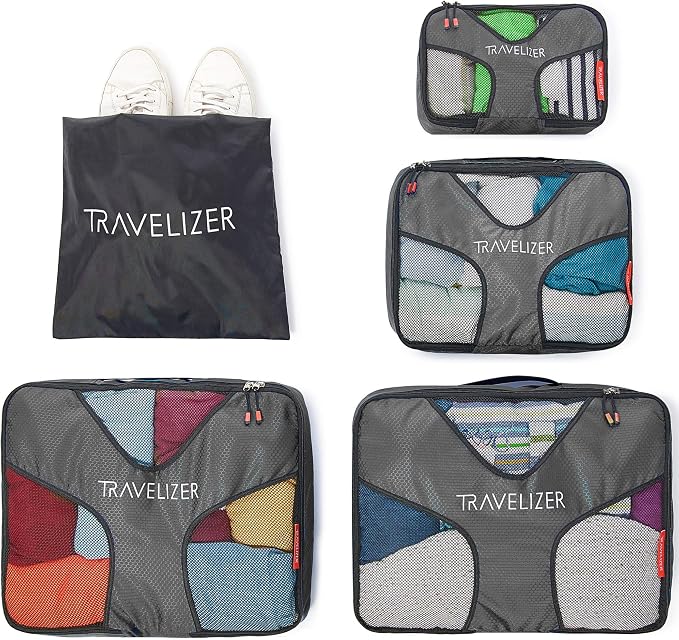Travel Packing Cubes 5 pcs Luggage Organizer Set - Image 8