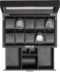 ROTHWELL 10-Slot Watch Box in Leather by RothwellSanFrancisco