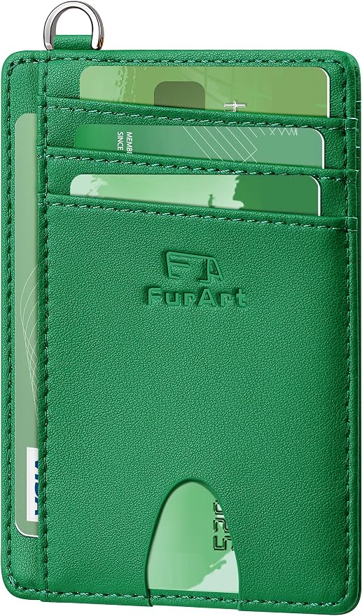 FurArt Slim Minimalist Wallet, Front Pocket Wallets, RFID Blocking, Credit Card by FurArt