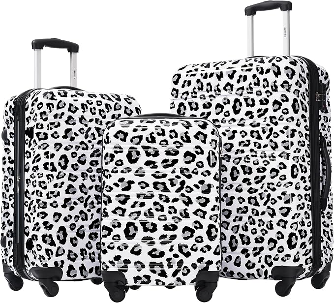 Merax Luggage Sets 3 Piece, Hardside Expandable Suitcase Set by Merax
