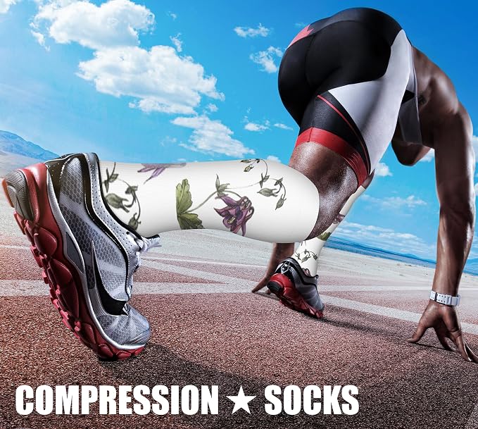 CHARMKING Compression Socks for Women & Men Circulation 15-20 mmHg is Best - Image 3