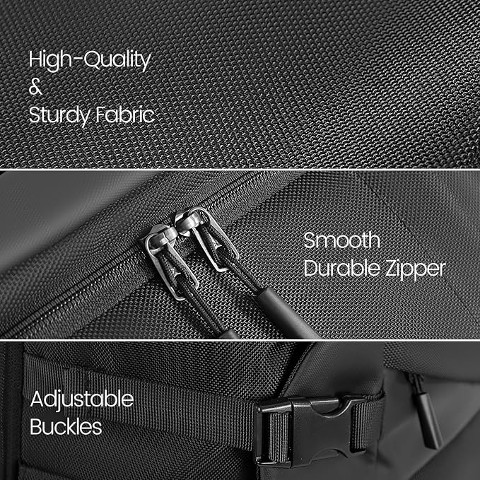 Large Travel Backpack for Men 40L, Carry On Backpack TSA 17.3 Inch Laptop - Image 4
