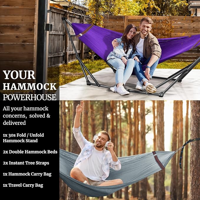 Tranquillo Combo x2 Hammocks - Image 8