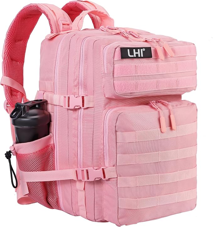 LHI Military Tactical Backpack for Men and Women 45L Army 3 Days Assault Pack by LHI