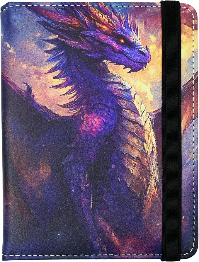 Dragon Passport Holder for Women and Men PU Leather Passport Cover for Travel by bassyilCustomizedforlife
