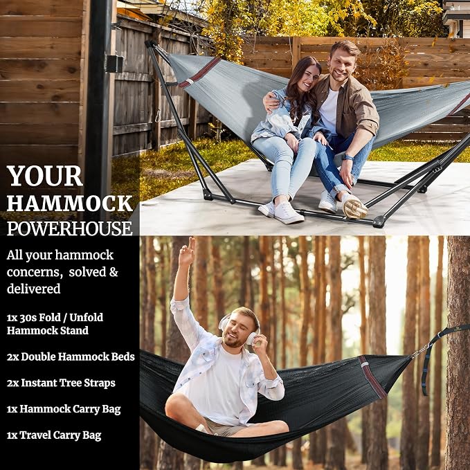Tranquillo Combo x2 Hammocks - Image 8