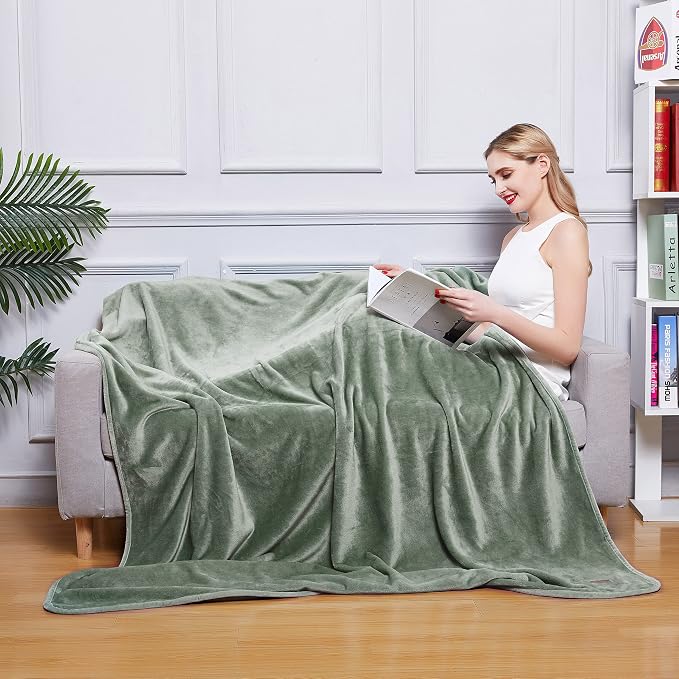 Surii Home Luxury Microfiber Flannel Blanket, Super Soft, and Breathable - Image 6