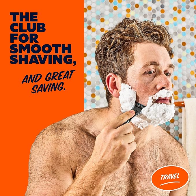 Dollar Shave Club | Travel Shave Set | 4 Swift Rinse Refill Cartridges - Image 4