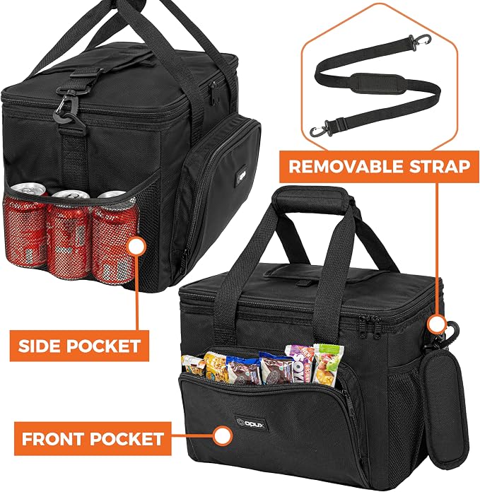 OPUX Soft Cooler Bag, Insulated Collapsible Lunch Cooler Tote - Image 6