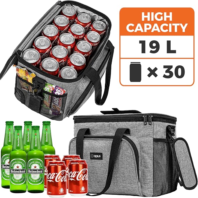 OPUX Soft Cooler Bag, Insulated Collapsible Lunch Cooler Tote - Image 2