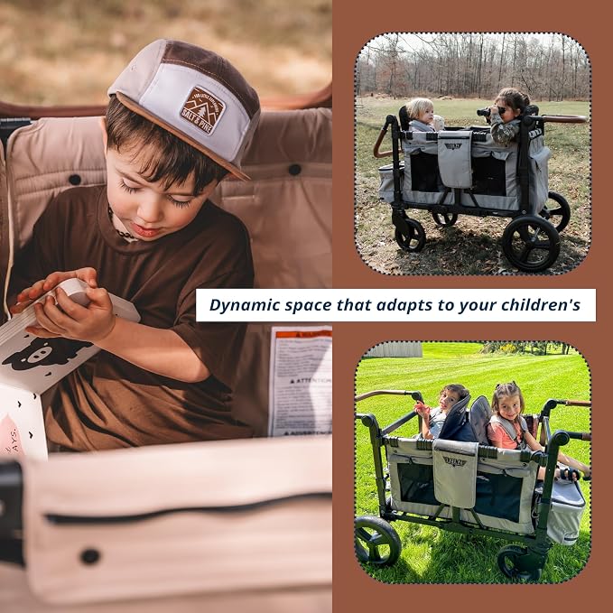 Keenz VYOO Stroller Wagon with Canopy - Image 7