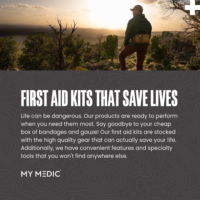 My Medic - Everyday Carry Pro Kit - Black, Life Saving, Portable Trauma Kit - Image 7