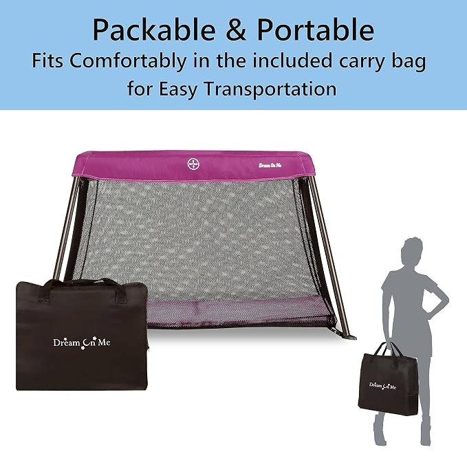 Dream On Me Travel Light Playard | Award-Winning Portable Baby Play Yard & - Image 6