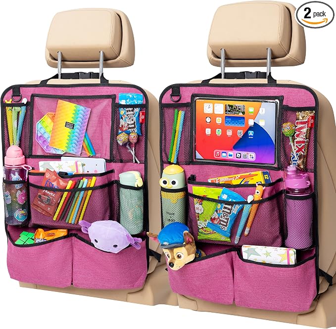 Helteko Backseat Car Organizer, Kick Mats Back Seat Protector by Helteko