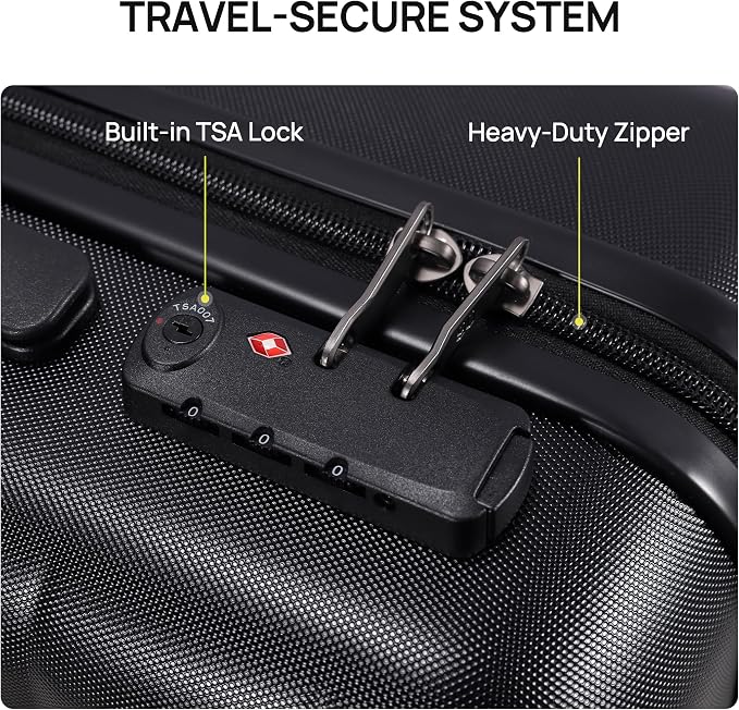 NINETYGO Carry On Luggage 22x14x9 Airline Approved, Small Suitcase - Image 5