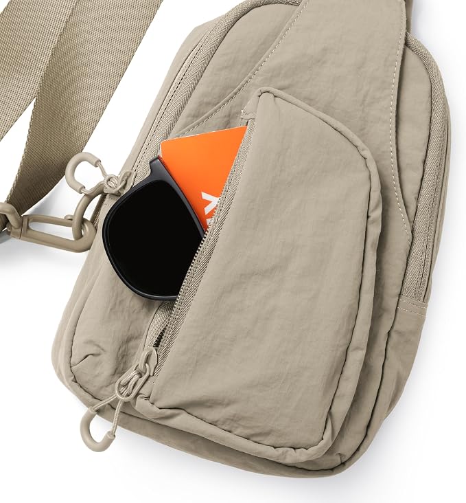 ODODOS Daily Sling Bag with Adjustable Straps Crossbody Chest Bag Lightweight - Image 4