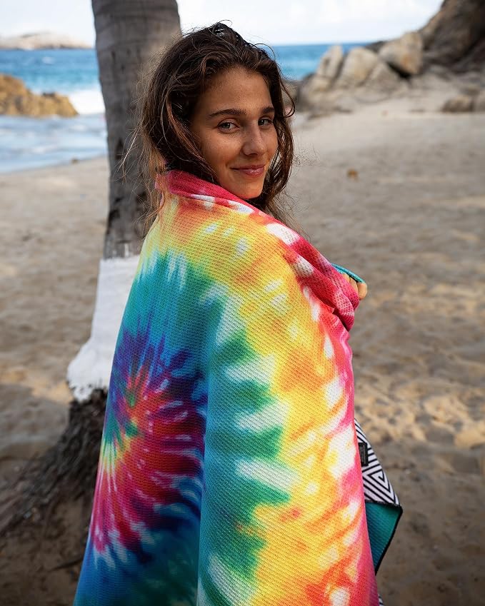Elite Trend Microfiber Beach Towel Waffle - Image 6