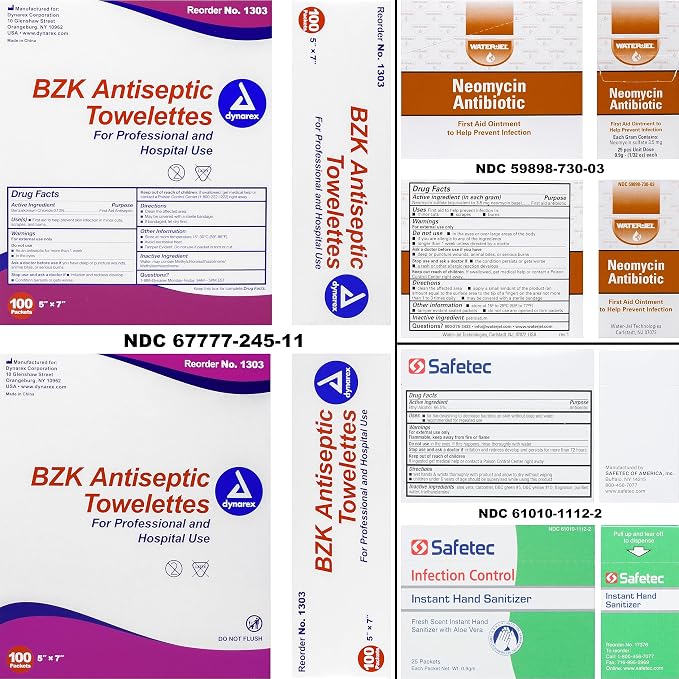 MFASCO Personal Cuts & Scrapes -First Aid Kit Disposable - Image 4