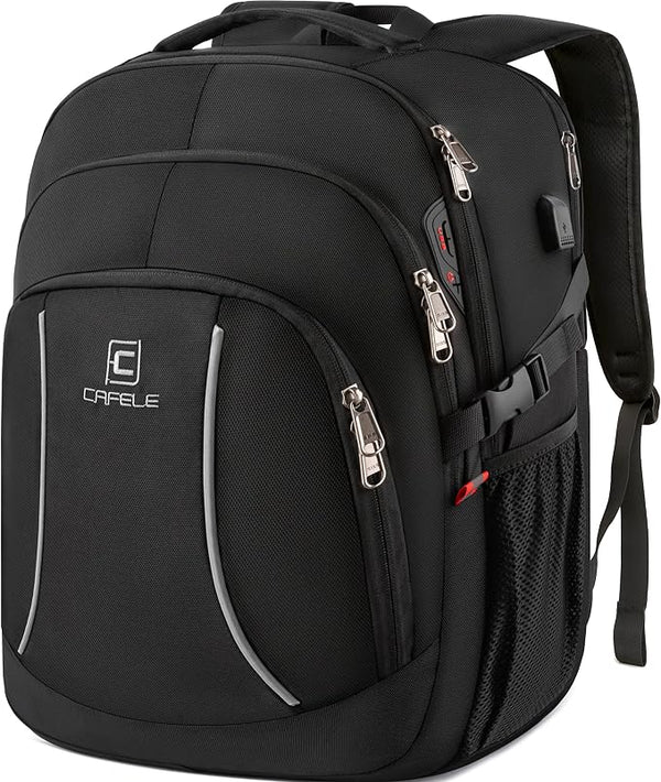 17.3 inch Laptop Backpack, School Bookbag Computer Rucksack by Cafelezx