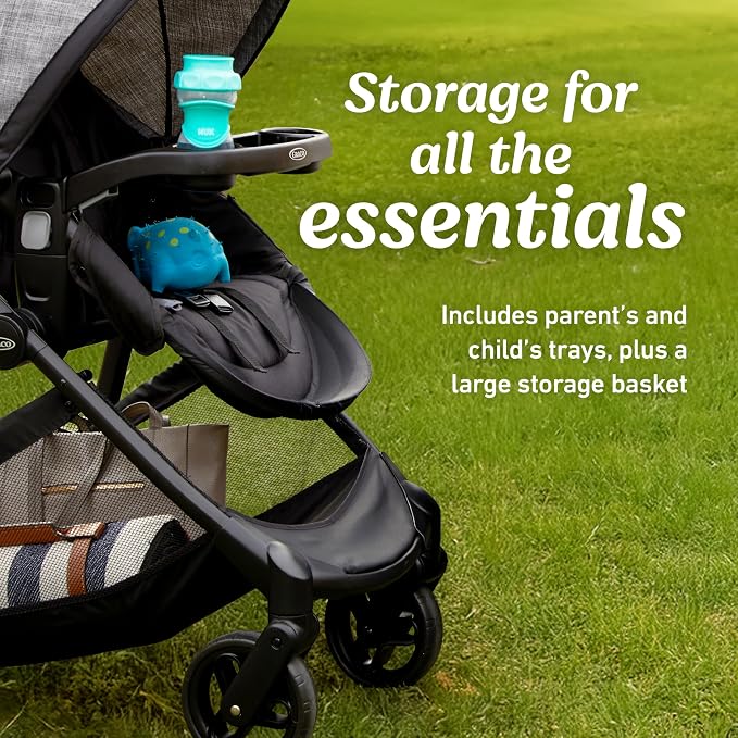 Graco Modes Pramette Travel System, 3-in1 Modular Carseat Stroller Combo - Image 2