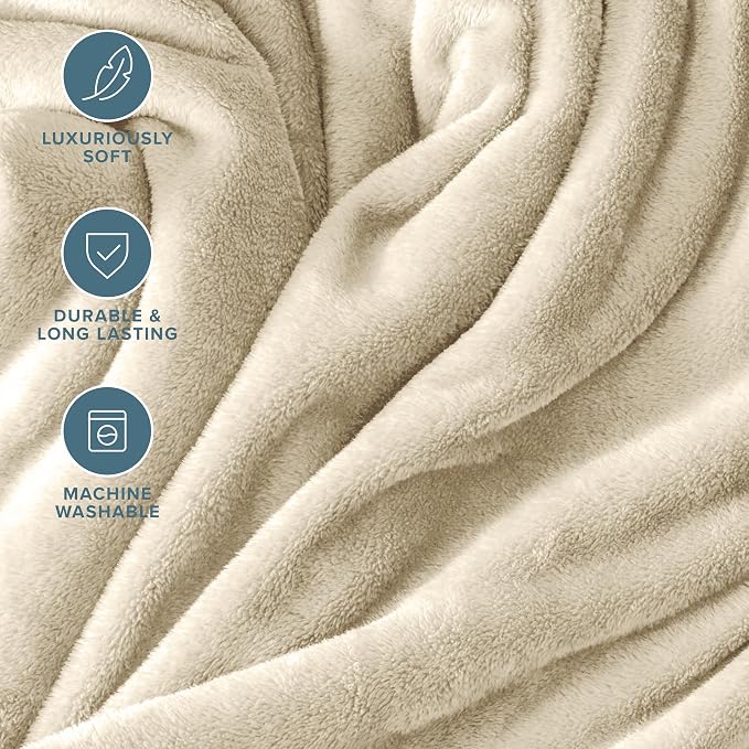 Bare Home Fleece Blanket - Image 4