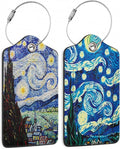 Set of 2 Starry Night Luggage Tags by DEMACYA