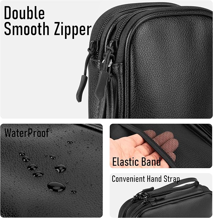Leather Travel Electronic Organizer - Image 5