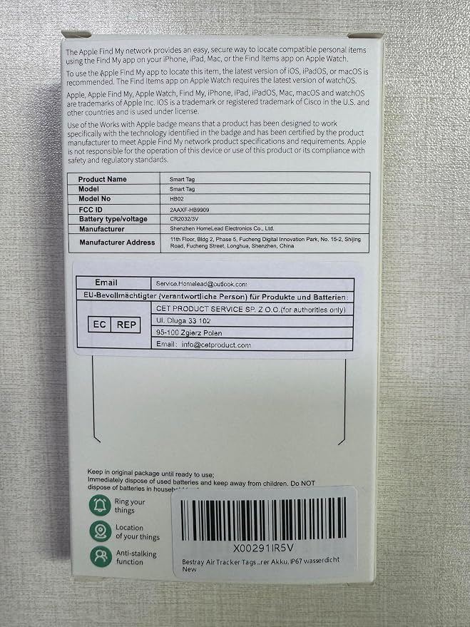 Air Tracker 2 Pack, Smart Bluetooth Tracker Works - Image 10