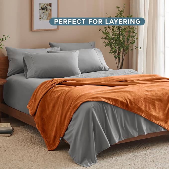 Bare Home Fleece Blanket - Image 7
