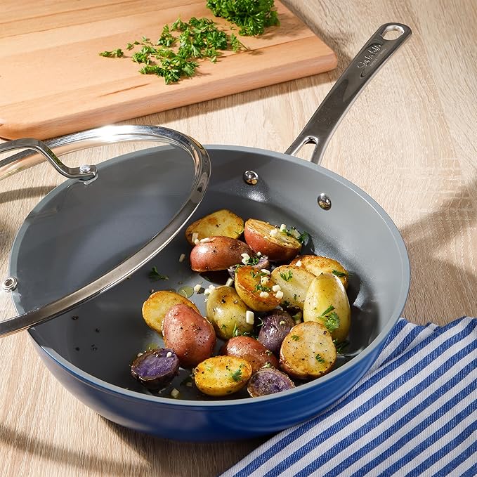 Sur La Table Kitchen Essentials Cool Commune Hard Anodized 10 Piece PFA Free - Image 6