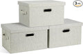 Medium 15" 21 Quart Collapsible Stackable Storage Bins by GraciadecoStorage