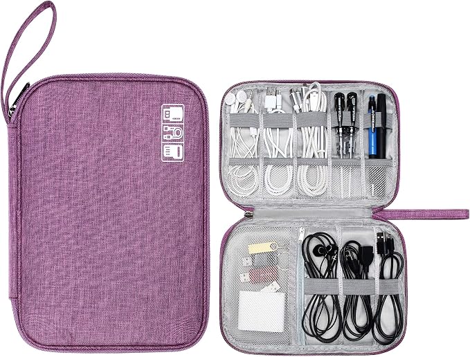 CILLA Travel Cord Organizer Case, Portable Waterproof Storage Bag by CILLA