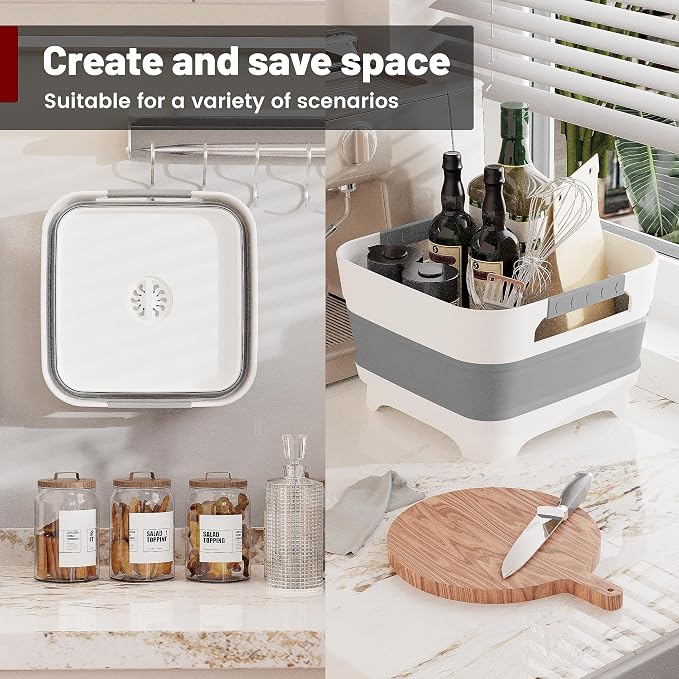 Wash Basin for Baby Bottles, Versatile Wash Tub for Kitchen, Outdoor Camping - Image 9