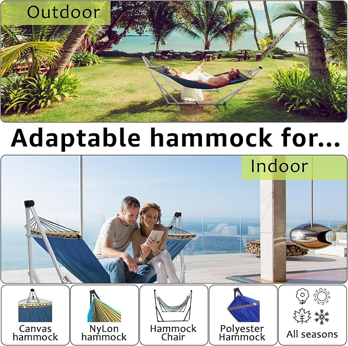 Tranquillo Ultimate Relaxation Portable Hammock Stand, Foldable Hammock Stand - Image 8