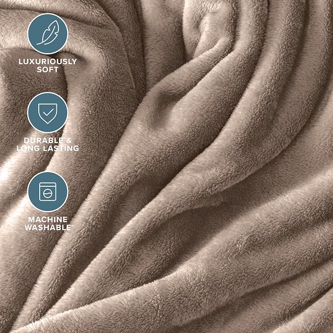 Bare Home Fleece Blanket - Image 4