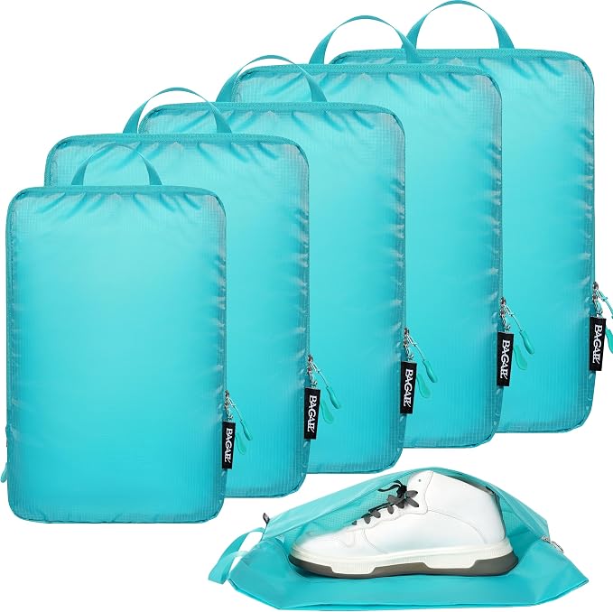 BAGAIL 6 Set Ultralight Compression Packing Cubes Packing Organizer by BAGAIL