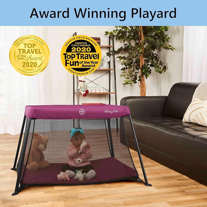 Dream On Me Travel Light Playard | Award-Winning Portable Baby Play Yard & - Image 5