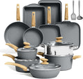 Kitchen Academy Granite Nonstick Cookware Set by KITCHENACADEMYBETTERLIVINGTHROUGHCOOKINGPERFECTION