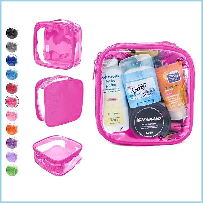 EzPacking Clear TSA Approved 3-1-1 Travel Toiletry Bag - Image 2