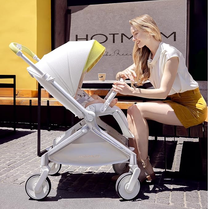 Hot Mom Lightweight Baby Stroller, Intelligent Seat Reversing and Anti-Shock - Image 6