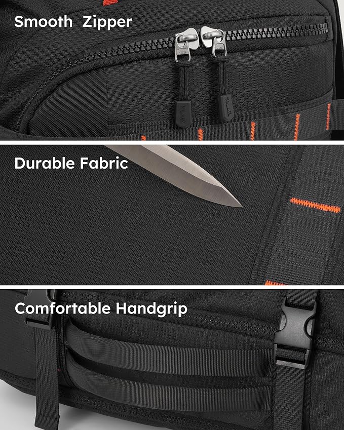 Tolaccea Travel Laptop Backpack, TSA Flight Approved Carry On Travel Duffel - Image 2