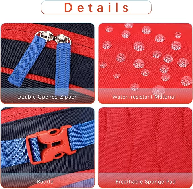 Cute Mini Toddler Backpacks for Boys 2-4 Little Kids Backpack Preschool Bookbag - Image 3