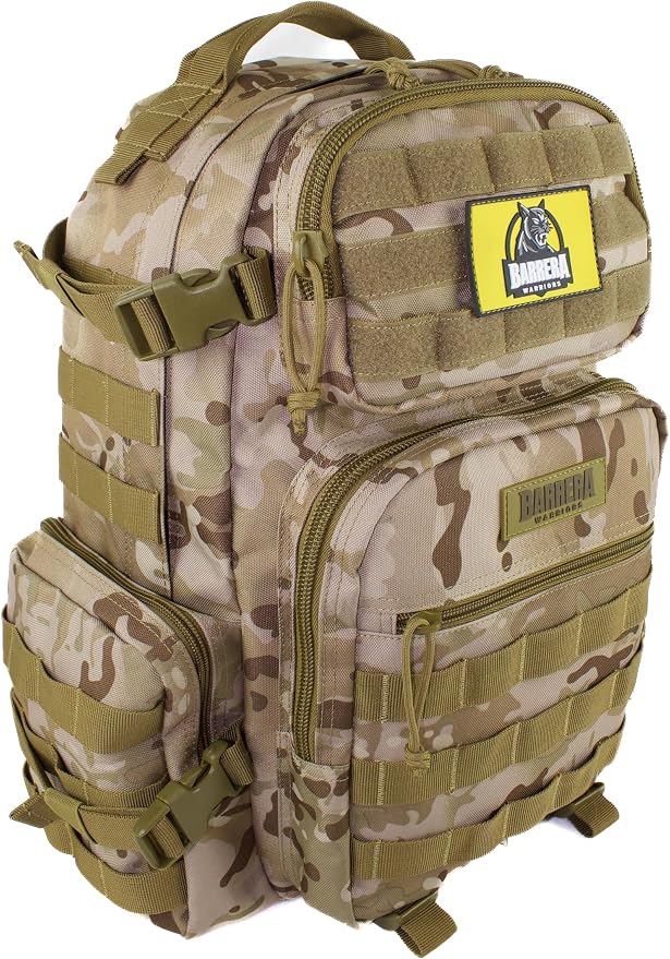 25 L Tactical Backpack: durable military-style backpack by BARRERAWARRIORS