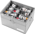 LUVHOMEE Shoe Organizer for Closet, Fits 16 Pairs, Large Shoe Box Storage by Luvhomee