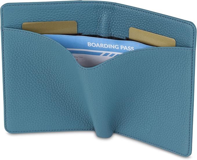 Vaultskin Leather Passport Holder, Slim RFID Blocking Travel Wallet - Image 3