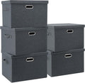 Large 17" 36 Quart Collapsible Stackable Storage Bins by GraciadecoStorage