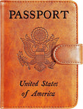 Passport Holder Cover Wallet RFID Blocking Leather Card Case Travel Accessories by PASCACOO
