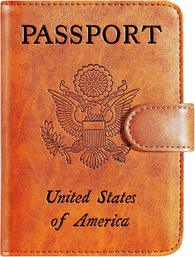 Passport Holder Cover Wallet RFID Blocking Leather Card Case Travel Accessories by PASCACOO