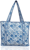 Cotton Quilted Tote Bag for Women – Large Beach & Travel Tote by ThirdEyeExport