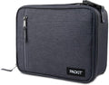 PackIt Freezable Classic Lunch Box, City Charcoal, Built by PackIt
